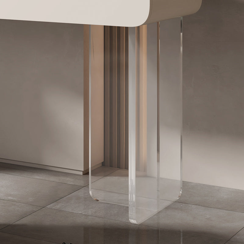 ドレッサー/光沢感 テーブル脚の細部画像 安心1年間品質保証