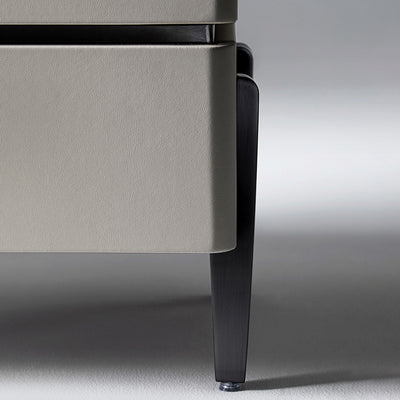 ナイトテーブル/ベッドサイドテーブル モダン風 ワークデスクの脚の細部画像 安心1年間品質保証